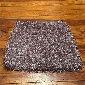 Women's Textured Purple lavender Medium Skirt